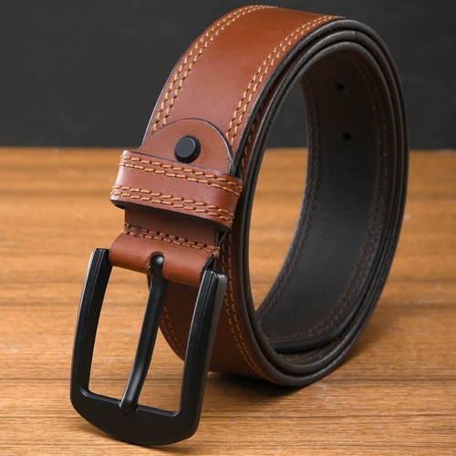 Mens genuine leather belt - mens,