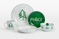 20pc Christmas Tree Dinner Set