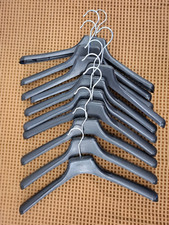 Plastic Coat Hangers Coat, Jacket, shirt, jumper, etc  (Pack of 10)