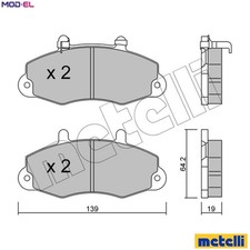 BRAKE PAD SET DISC BRAKE