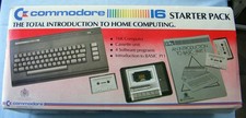 Vintage Commodore C16 Computer with Games