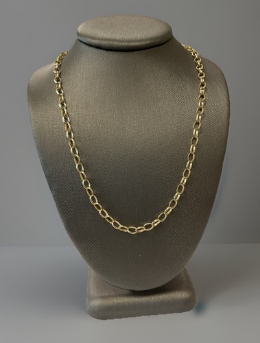 9ct yellow gold belcher - ,