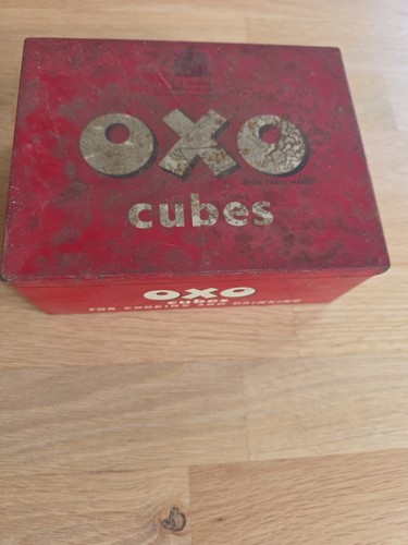 Oxo cubes metal tin - oxo,