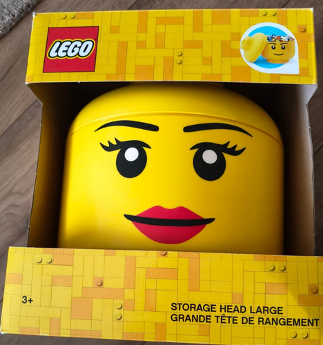 Lego large storage head box - lego,