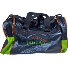 Jaguar Duffle Bag Blue Green Logo Sports Gym Overnight Travel