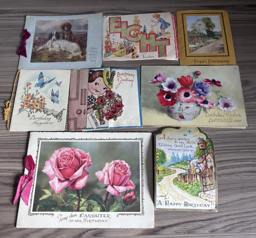 Vintage 1940s 1950s greeting - 1950s,