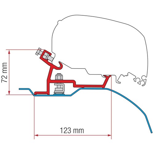 Fiamma kit ducato - kit, ducato/jumper/boxer