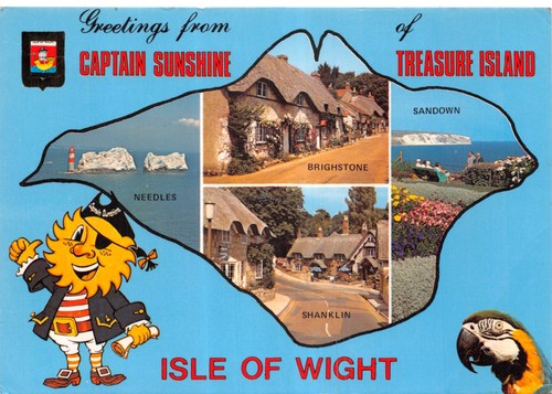 Map postcard british isles - british,