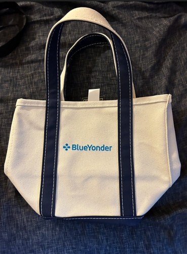 White tote printed - tote, pebble