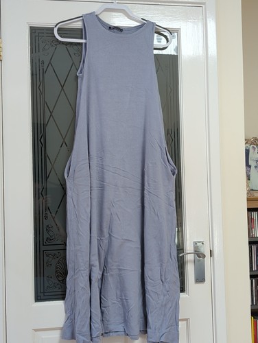 Women blue dress zara - women's,