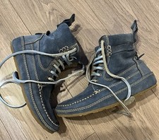 Superdry Women's Blue Suede