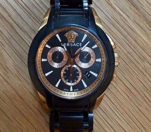 Versace chronograph watch - versace,