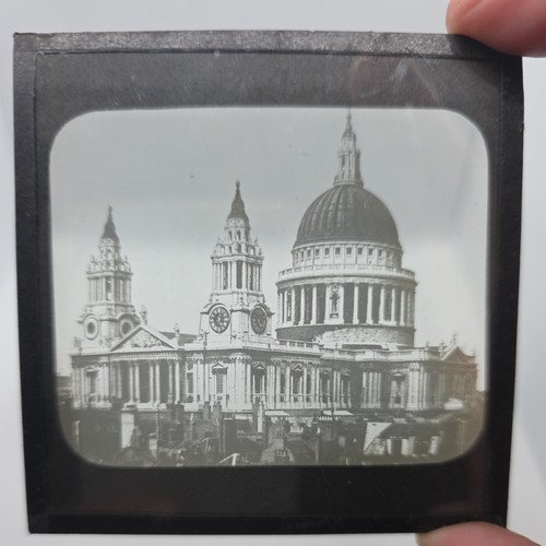 Glass magic lantern slide - magic,