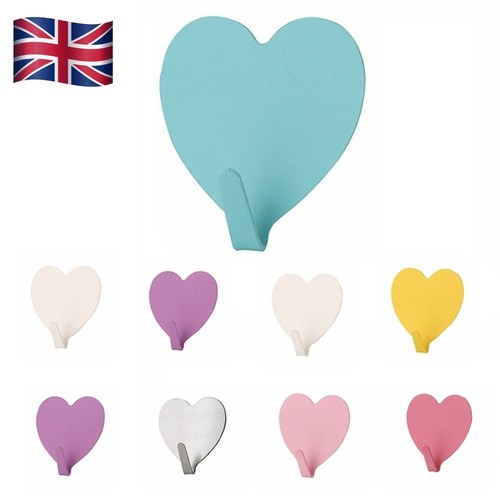 5pcs cute heart shape hooks - 1/5pcs,