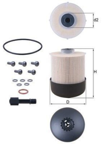 Mahle fuel filter - for, dacia