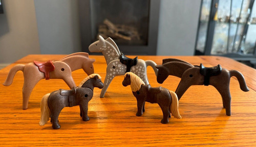 Vintage playmobil horses - vintage,