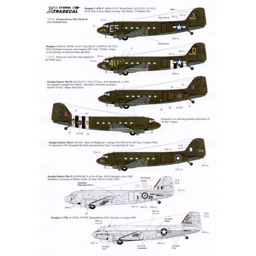 Xtradecal x72083 douglas 47 - x72083,