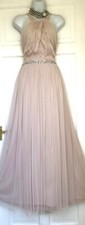 MONSOON SEXY BACK CUT LONG MAXI EMBELLISHED PARTY DRESS SIZE 20 NEW WITH TAGS 