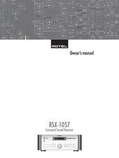 Operating Instructions for