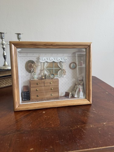 Vintage miniature room - , shadow