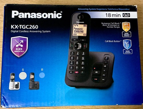 Panasonic kxtgc260es cordless - kxtgc260es,