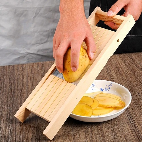 Wooden vegetable cutter - wooden,