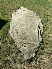 US military 1980's Shelter Half Tent 2 Man Pup Tent Canvas 1983 ORC Industries