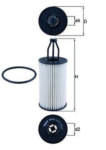 Oil filter mahle fits - oil,