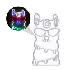 Night Light Alpaca Shaped Lamp