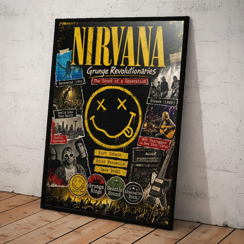 Nirvana high quality a3 - nirvana,