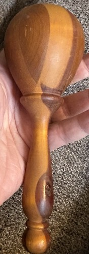Antique marquetry sock darner - antique,