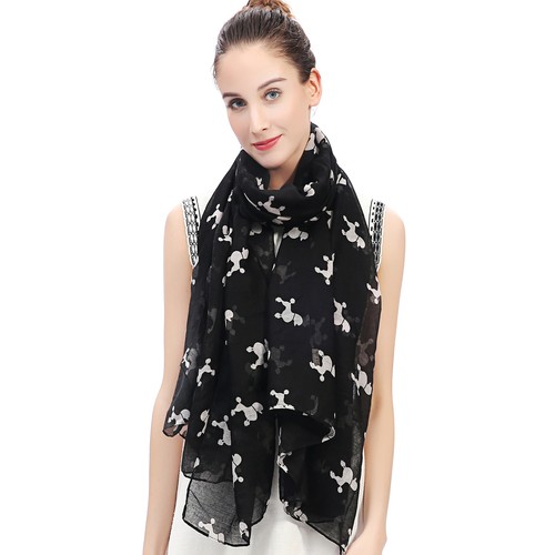 Poodle dog print womens - print,