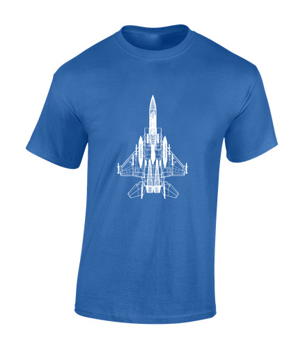 Fighter jet blueprint mens - fighter, t