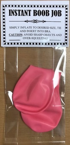 Instant boob job funny novelty - job,