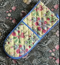 Cath Kidston Great British Bake Off Double Oven Glove in Yellow 100% Cotton