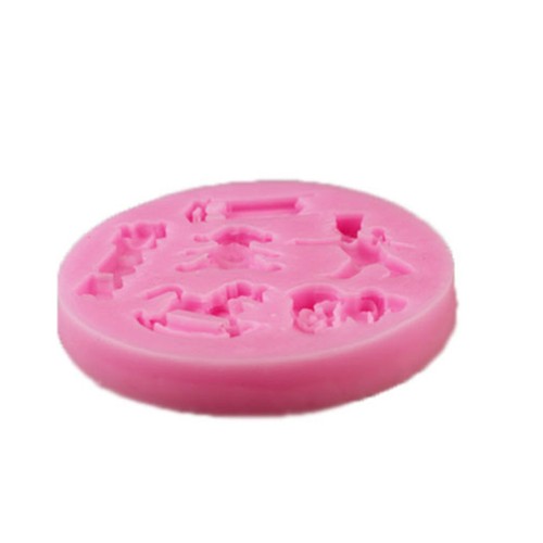 Silicone baking mold toy doll - baking,