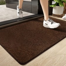 Color G 50 x 80 Cm Machine Washable Doormat Absorbent Front Door Mat Dirt...