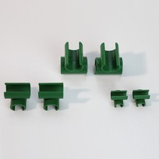 100PCS 360 Degree Rotatable Trellis Clips for Garden Stakes Rod Connection