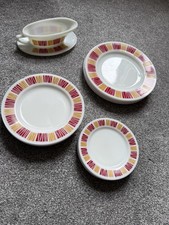 Set of Vintage Pyrex Red and