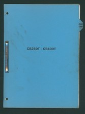 Honda CB250T CB400T Dream (77-78) Factory Set-Up Manual CB 250 400 T Hawk FX45