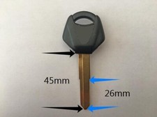 YAMAHA MOTORCYCLE KEY WITH NEW