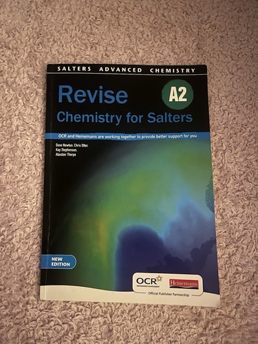 Revise chemistry for - for, salters