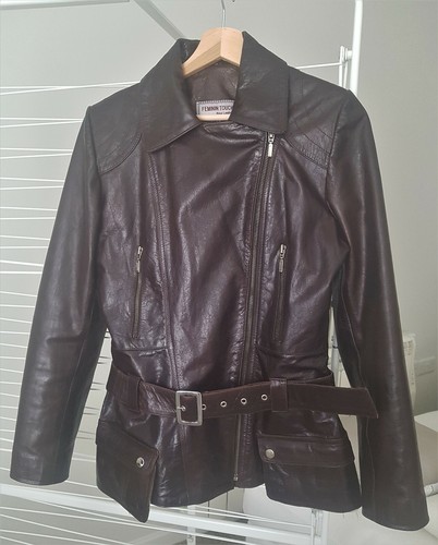 Real leather brown - real,