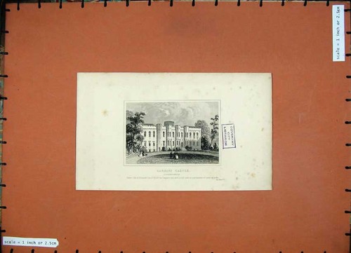 Original old antique print - original,