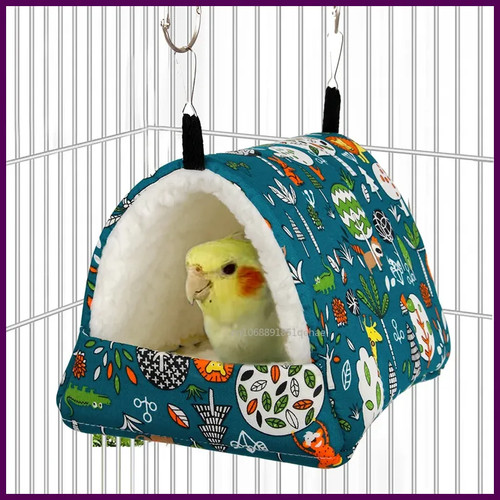 1pc cute print bird bed - bird,