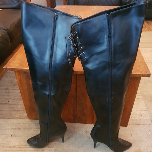 Pleaser thigh high boots - high,