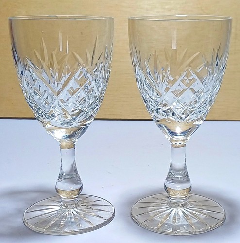 Tutbury crystal wine glasses - crystal,