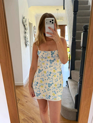 Zara white blue - zara, white/blue/yellow
