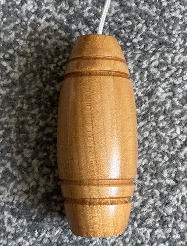 Handturned wooden light pull - handturned,