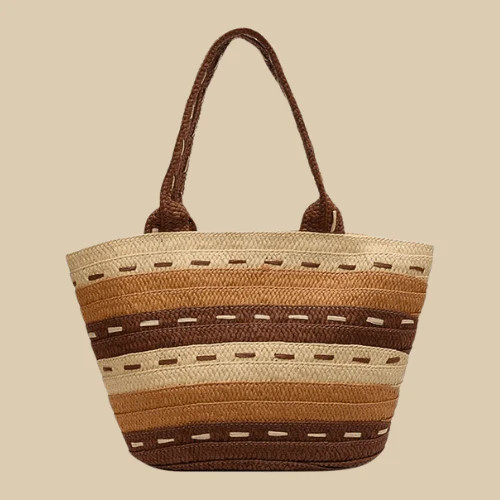 Straw summer bag for - straw, women